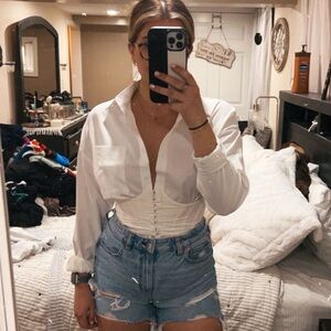 Princess polly white corset